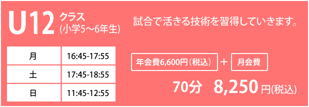 U12クラス